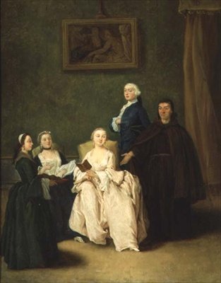 La visita del frate da Pietro Longhi
