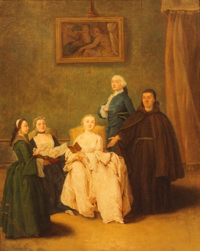 La visita dei frati da Pietro Longhi