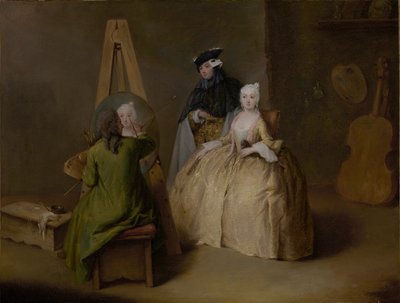 Il pittore nel suo studio, c.1741-4 da Pietro Longhi
