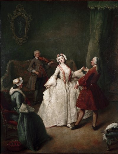 La lezione di danza da Pietro Longhi