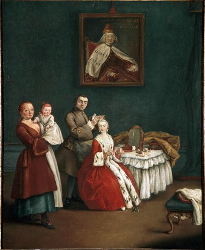 Il parrucchiere da Pietro Longhi
