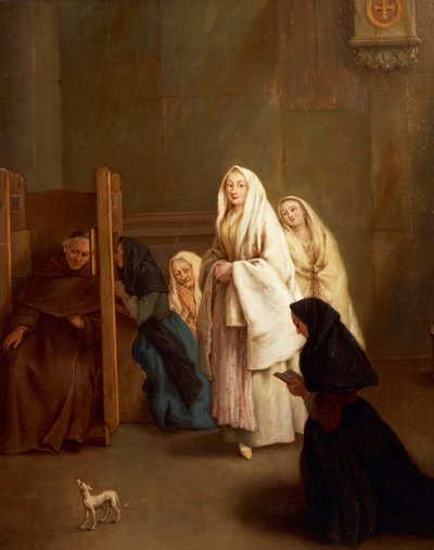 I sette sacramenti: Confessione da Pietro Longhi