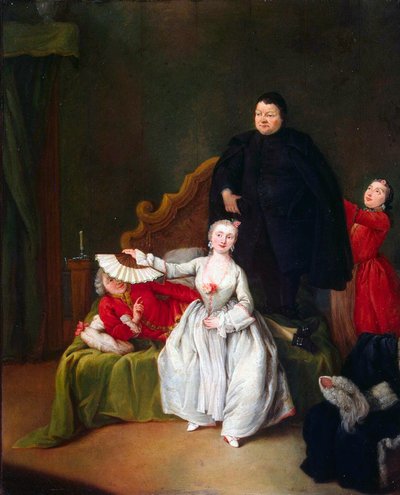 Scena teatrale, 1752 da Pietro Longhi