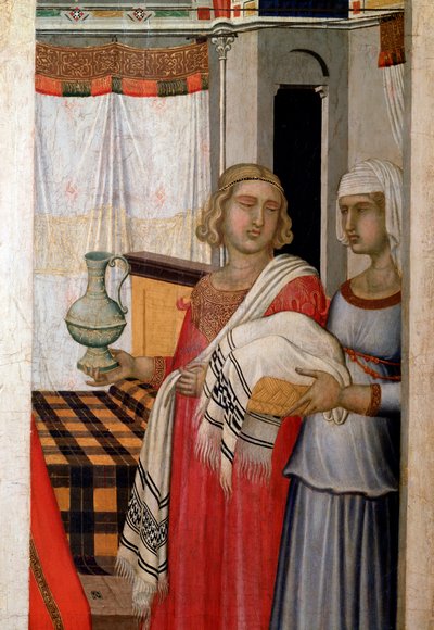 Nascita della Vergine (dettaglio) da Pietro Lorenzetti