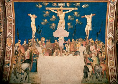 Crocifissione. Affresco di Pietro Lorenzetti da Pietro Lorenzetti