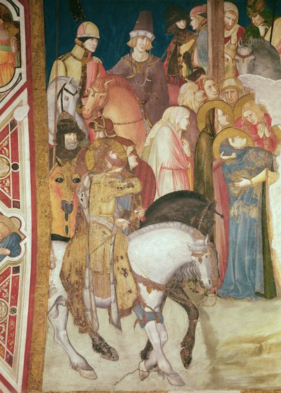 Dettaglio del Calvario (dettaglio) da Pietro Lorenzetti