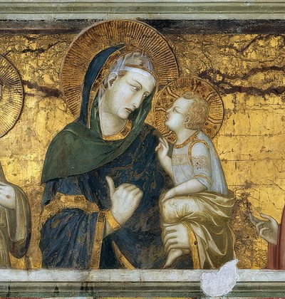 La Vergine con il Bambino tra Francesco d