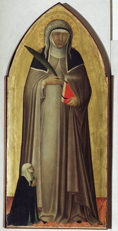 Polittico della vita della Beata Umiltà (dettaglio) da Pietro Lorenzetti