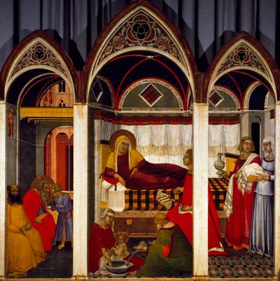 Trittico della Nascita della Vergine da Pietro Lorenzetti