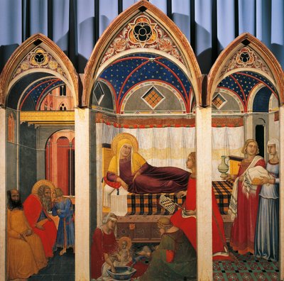 Trittico della natività della Vergine da Pietro Lorenzetti