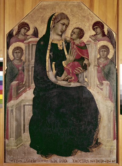 Vergine sul trono con il Bambino Gesù (Maestà di Cortona) da Pietro Lorenzetti