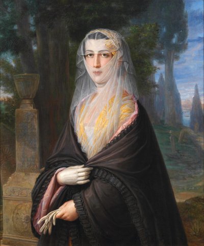 Al Grand Champs des Morts, Istanbul, metà del XIX sec. da Pietro Luchini