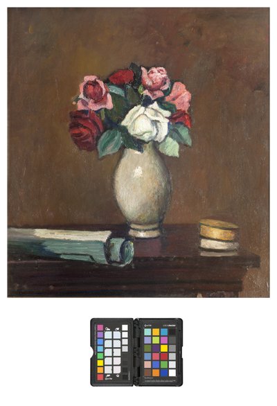 Vaso di rose, 1931 da Pietro Marussig