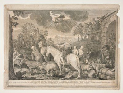 La partenza di Abramo verso Canaan da Pietro Monaco