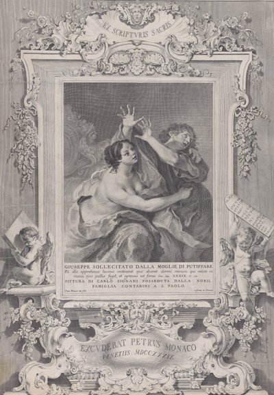 Giuseppe e la moglie di Potifar, all