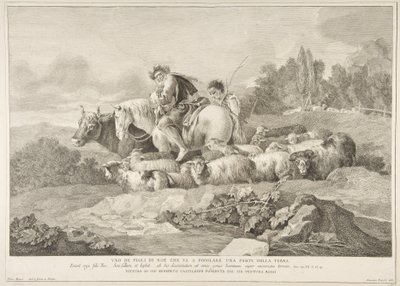 Uno dei figli di Noè che va a popolare una parte della Terra da Pietro Monaco