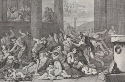 Il massacro degli innocenti, 1730-50 da Pietro Monaco