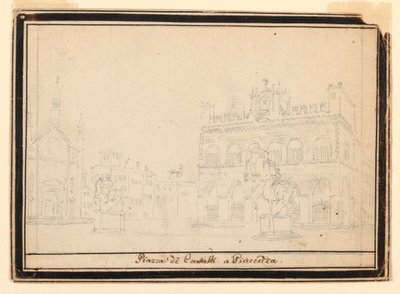 Drawing, Piazza de