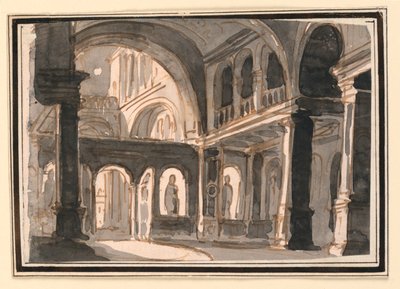 Scenografia, interno di chiesa da Pietro Narducci