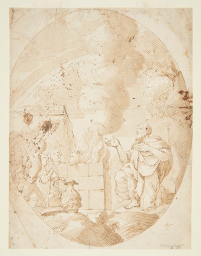 Sacrificio di Noè da Pietro Novelli