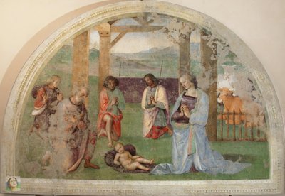 Adorazione dei pastori da Pietro Perugino