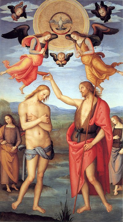 Battesimo di Cristo, c. 1512 da Pietro Perugino