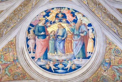 Cristo tentato dal diavolo da Pietro Perugino