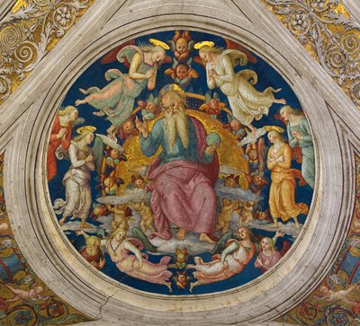 Dio Padre con angeli dalla Stanza dell