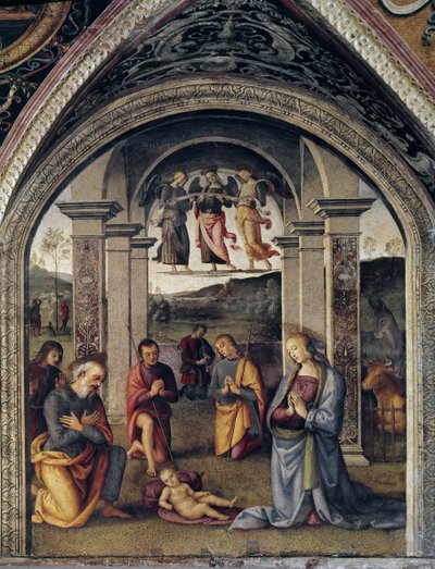 La natività da Pietro Perugino
