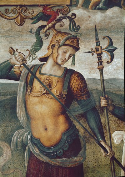 Leonida I di Sparta (540-480 a.C.), re dei Lacedemoni. Dettaglio dell