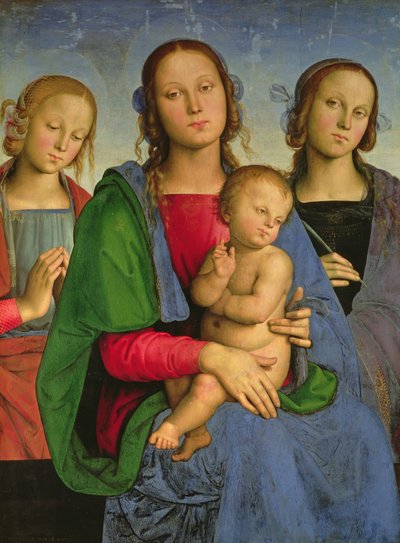 Madonna col Bambino con Santa Caterina e Santa Rosa, 1493 da Pietro Perugino