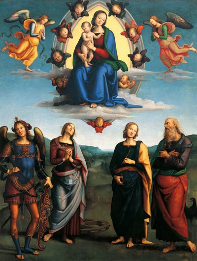 Madonna in Gloria, ca 1500-1501 da Pietro Perugino