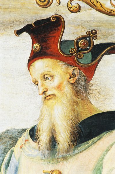 Pericle, affresco, Sala delle Udienze, Collegio del Cambio, Palazzo dei Priori, Perugia da Pietro Perugino