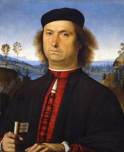 Ritratto di Francesco delle Opere, 1494 da Pietro Perugino