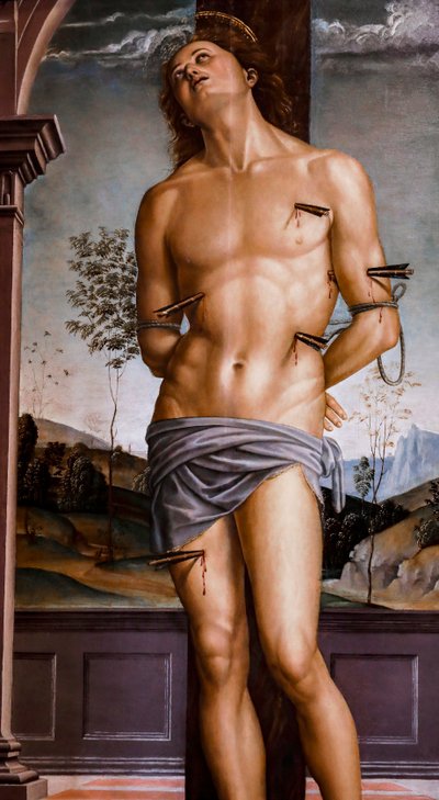 San Sebastiano dopo il 1490 da Pietro Perugino