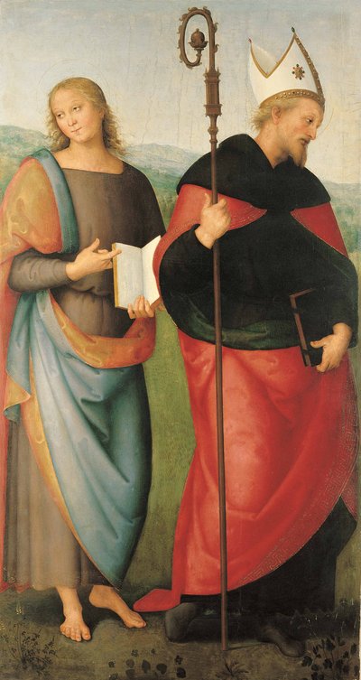Santi Giovanni Evangelista e Agostino, 1502-1512 da Pietro Perugino