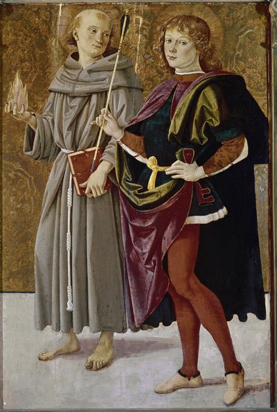 San Bernardino da Feltre e San Sebastiano da Pietro Perugino