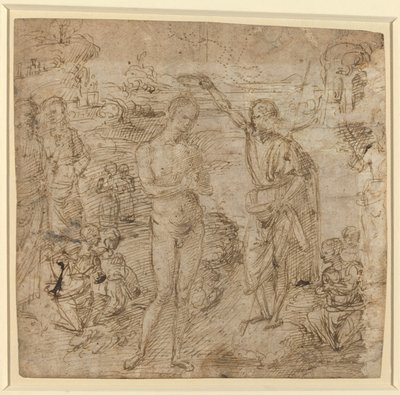 Il Battesimo di Cristo da Pietro Perugino