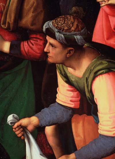 La Deposizione o Compianto sul Cristo morto (dettaglio) da Pietro Perugino