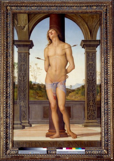 Il martirio di San Sebastiano da Pietro Perugino