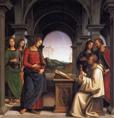 La visione di san Bernardo da Pietro Perugino