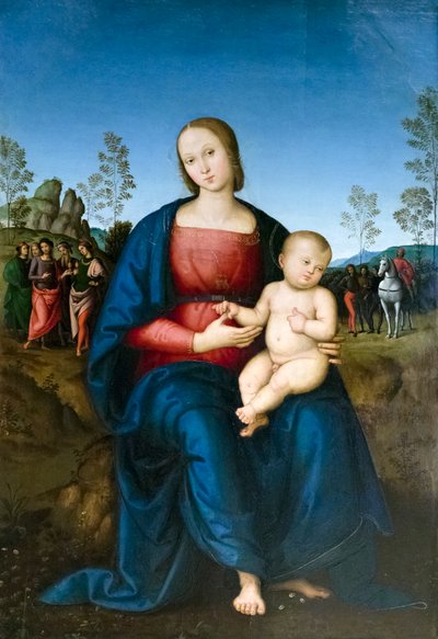 Vergine col Bambino da Pietro Perugino