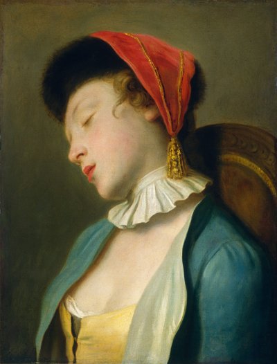 Una ragazza che dorme da Pietro Antonio Rotari