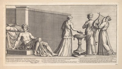 Nozze Aldobrandine (parte destra) da Pietro Sante Bartoli