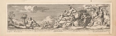 Allegoria del percorso tra Roma e Firenze da Pietro Sante Bartoli
