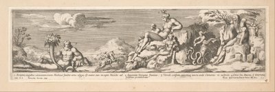 Allegoria del percorso tra Roma e Firenze da Pietro Sante Bartoli