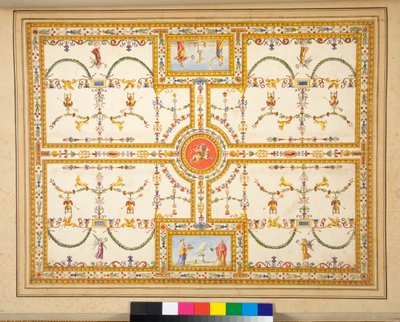 Dipinto del soffitto non identificato da Pietro Santi Bartoli