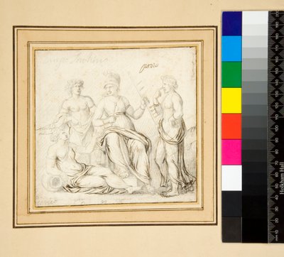 Atena e tre donne da Pietro Santi Bartoli