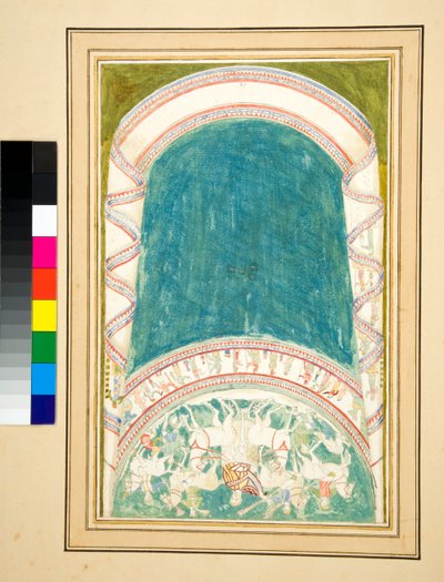 Copia di un mosaico di un auriga da Pietro Santi Bartoli