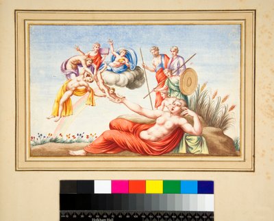 Lunetta da una tomba da Pietro Santi Bartoli